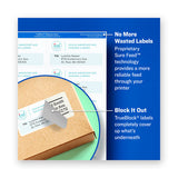 Waterproof Shipping Labels With Trueblock And Sure Feed, Laser Printers, 2 X 4, White, 10-sheet, 500 Sheets-box