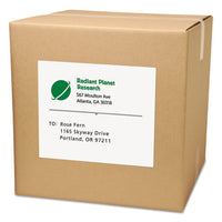 White Shipping Labels-bulk Packs, Inkjet-laser Printers, 8.5 X 11, White, 250-box