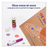 Permanent Glue Stic Value Pack, 1.27 Oz, Applies White, Dries Clear, 6-pack