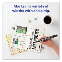 Marks A Lot Large Desk-style Permanent Marker Value Pack, Broad Chisel Tip, Black, 36-pack