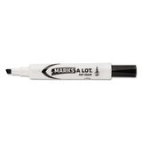 Marks A Lot Desk-style Dry Erase Marker Value Pack, Broad Chisel Tip, Black, 36-pack