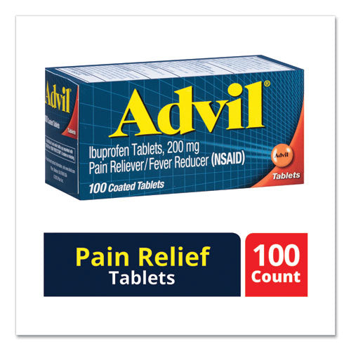 Ibuprofen Ibuprofen Pain Reliever Tablets, 100-box