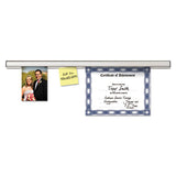 Grip-a-strip Display Rail, 12 X 1 1-2, Aluminum Finish