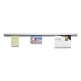 Grip-a-strip Display Rail, 9 X 1 1-2, Aluminum Finish