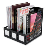 Literature File, Three Slots, Black