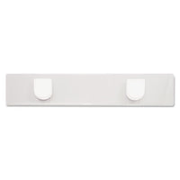 Panel Wall Sign Name Holder, Acrylic, 9 X 2, Clear