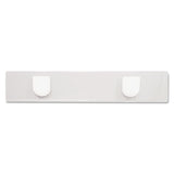 Panel Wall Sign Name Holder, Acrylic, 9 X 2, Clear