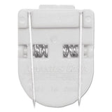 Wall Clips For Fabric Panels, 60 Sheets, White, 10-box