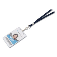 Deluxe Lanyards, J-hook Style, 36" Long, Blue, 24-box