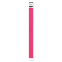 Crowd Management Wristband, Sequential Numbers, 9 3-4 X 3-4, Neon Pink, 500-pk