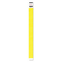 Crowd Management Wristband, Sequential Numbers, 9 3-4 X 3-4, Neon Yellow,500-pk