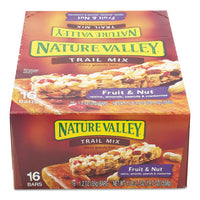 Granola Bars, Chewy Trail Mix Cereal, 1.2 Oz Bar, 16-box