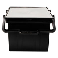 Companion Portable File, Letter-legal Files, 17" X 14" X 11", Black