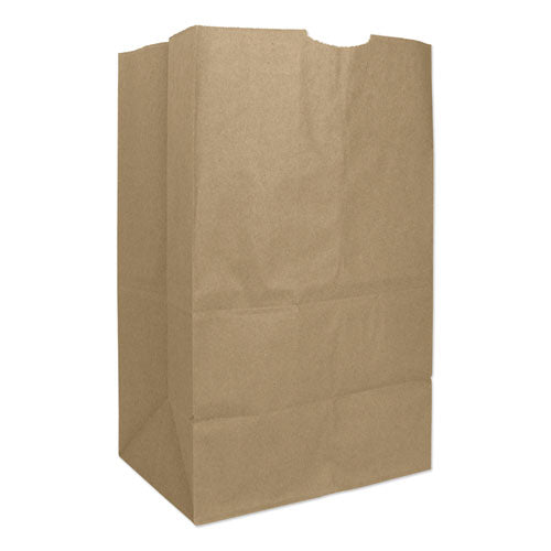 Grocery Paper Bags, 50 Lbs Capacity, #20 Squat, 8.25"w X 5.94"d X 13.38"h, Kraft, 500 Bags