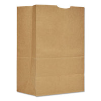 Grocery Paper Bags, 20 Lbs Capacity, #20, 8.25"w X 5.94"d X 16.13"h, Kraft, 500 Bags