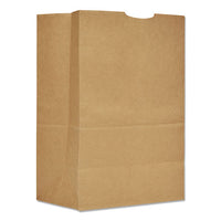 Grocery Paper Bags, 40 Lbs Capacity, #20 Squat, 8.25"w X 5.94"d X 13.38"h, Kraft, 500 Bags