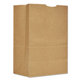 Grocery Paper Bags, 30 Lbs Capacity, #3, 4.75"w X 2.94"d X 8.56"h, Kraft, 500 Bags