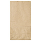 Grocery Paper Bags, 35 Lbs Capacity, #6, 6"w X 3.63"d X 11.06"h, Kraft, 500 Bags