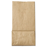 Grocery Paper Bags, 52 Lbs Capacity, #2, 4.3"w X 2.44"d X 7.88"h, Kraft, 500 Bags