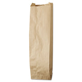 Liquor-takeout Quart-sized Paper Bags, 35 Lbs Capacity, Quart, 4.25"w X 2.5"d X 16"h, Kraft, 500 Bags