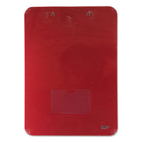 Unbreakable Recycled Clipboard, 1-4" Capacity, 8 1-2 X 11, Red