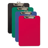 Unbreakable Recycled Clipboard, 1-4" Capacity, 8 1-2 X 11, Red