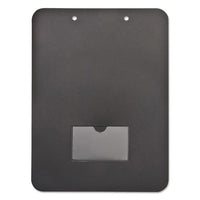 Unbreakable Recycled Clipboard, 1-2" Capacity, 8 1-2 X 11, Black