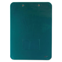 Unbreakable Recycled Clipboard, 1-4" Capacity, 9 X 12 1-2, Green