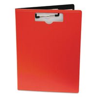 Portfolio Clipboard With Low-profile Clip, 1-2" Capacity, 8 1-2 X 11, Red