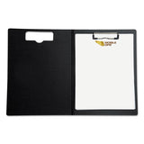 Portfolio Clipboard With Low-profile Clip, 1-2" Capacity, 8 1-2 X 11, Red