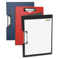 Portfolio Clipboard With Low-profile Clip, 1-2" Capacity, 8 1-2 X 11, Red