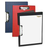 Portfolio Clipboard With Low-profile Clip, 1-2" Capacity, 8 1-2 X 11, Red