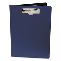 Portfolio Clipboard With Low-profile Clip, 1-2" Capacity, 8 1-2 X 11, Blue