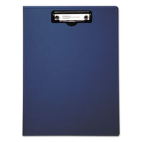 Portfolio Clipboard With Low-profile Clip, 1-2" Capacity, 8 1-2 X 11, Blue