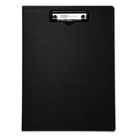 Portfolio Clipboard With Low-profile Clip, 1-2" Capacity, 8 1-2 X 11, Black