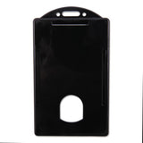 Sicurix Badge-card Holder, 4 X 2 9-10, Black, 25-pack