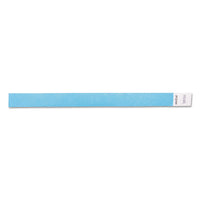 Security Wristbands, 0.75" X 10", Blue, 100-pack