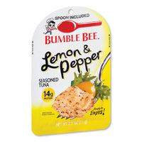 Ready To Enjoy Seasoned Tuna, Lemon And Pepper, 2.5 Oz Pouch, 12-carton