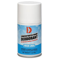 Metered Concentrated Room Deodorant, Fresh Linen Scent, 7 Oz Aerosol, 12-box