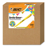 Brite Liner Highlighter Value Pack, Chisel Tip, Yellow, 24-pack
