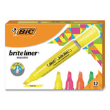 Brite Liner Tank-style Highlighter Value Pack, Chisel Tip, Assorted Colors, 36-pack