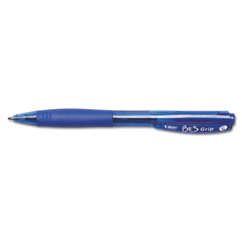 Bu3 Retractable Ballpoint Pen, Bold 1 Mm, Blue Ink-barrel, Dozen