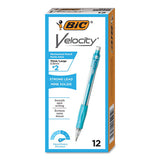 Velocity Original Mechanical Pencil, 0.9 Mm, Hb (#2.5), Black Lead, Turquoise Barrel, Dozen
