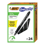 Gel-ocity Retractable Gel Pen Value Pack, Medium 0.7 Mm, Black Ink-barrel, 24-pack