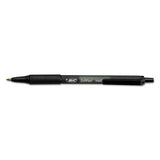 Soft Feel Retractable Ballpoint Pen Value Pack, Medium 1mm, Black Ink-barrel, 36-pack