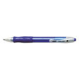 Velocity Atlantis Bold Retractable Ballpoint Pen, 1.6mm, Black Ink, Smoke Barrel, Dozen