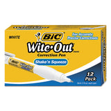 Wite-out Shake 'n Squeeze Correction Pen, 8 Ml, White