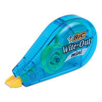 Wite-out Brand Mini Correction Tape, Non-refillable, 0.2" X 314.4", White Tape, 3-pack