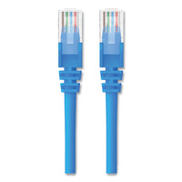 Cat6 Utp Computer Patch Cable, Rj45 Connectors, 2 Ft, Blue