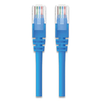 Cat6 Utp Computer Patch Cable, Rj45 Connectors, 7 Ft, Blue